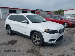 2019 Jeep Cherokee Limited with VIN 1C4PJLDB8KD462441, listed as a IAAI auction lot 41858890 with 41,365 mi miles. Bid and sale history available at carsss.com. Image 1.
