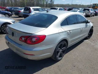2011 Volkswagen CC Sport with VIN WVWMP7AN9BE705823, listed as a IAAI auction lot 41994900 with 141,382 mi miles. Bid and sale history available at carsss.com. Image 4.