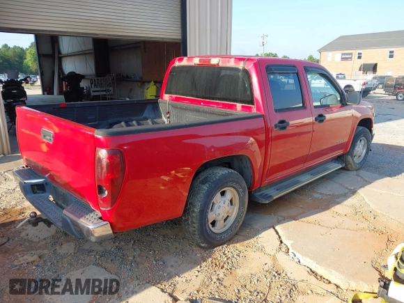 2005 Chevrolet Colorado 1SJ LS ZQ8 with VIN 1GCCS136558122911, listed as a IAAI auction lot 42592904 with 143,453 mi miles and . Bid and sale history available at DreamBid. Image 4.