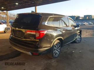 2022 Honda Pilot EX-L with VIN 5FNYF6H57NB035910, listed as a IAAI auction lot 41308742 with 43,059 mi miles. Bid and sale history available at carsss.com. Image 4.