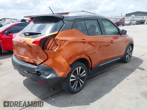 2020 Nissan Kicks SR with VIN 3N1CP5DV4LL492831, listed as a IAAI auction lot 42030507 with 43,203 mi miles. Bid and sale history available at carsss.com. Image 4.