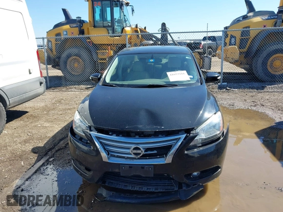 2013 Nissan Sentra SV with VIN 3N1AB7APXDL627173, listed as a IAAI auction lot 41653166 with 134,597 mi miles. Bid and sale history available at carsss.com. Image 12.