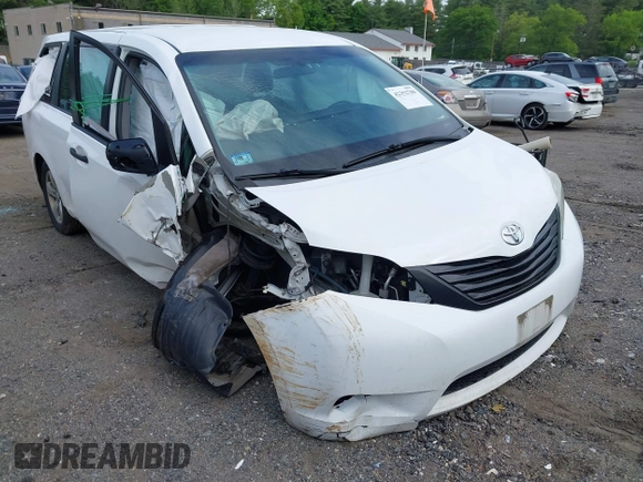 2017 Toyota Sienna L with VIN 5TDZZ3DC3HS793595, listed as a IAAI auction lot 42352780 with 153,161 mi miles and . Bid and sale history available at DreamBid. Image 6.