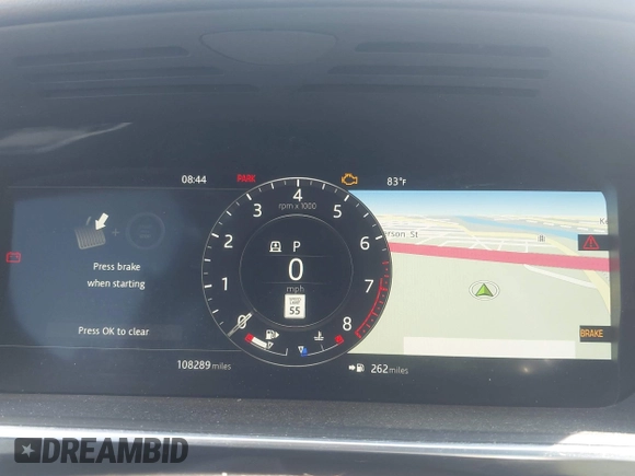 2019 Land Rover Range Rover Sport HSE with VIN SALWR2RV4KA823367, listed as a IAAI auction lot 42685837 with 108,289 mi miles and . Bid and sale history available at DreamBid. Image 7.