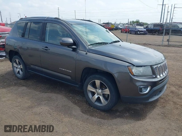 2016 Jeep Compass High Altitude Edition with VIN 1C4NJCEA1GD720223, listed as a IAAI auction lot 41879625 with 147,458 mi miles. Bid and sale history available at carsss.com. Image 1.