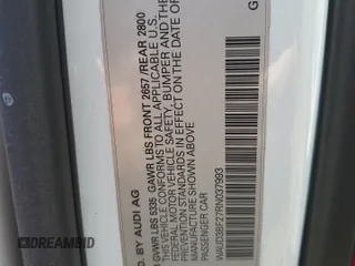 2024 Audi A6 Premium z VIN WAUD3BF27RN037993, wystawiony jako Copart lot #56624705 z przebiegiem 5275 mil mil oraz Szkoda całkowita • Salvage title. Historia ofert i sprzedaży dostępna na DreamBid. Obrazek 12.
