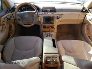 2002 Mercedes-Benz S-Class 4.3L with VIN WDBNG70J42A284800, listed as a Copart auction lot 87298664 with 186,866 mi miles and Salvage Title. Bid and sale history available at carsss.com. Image 8.