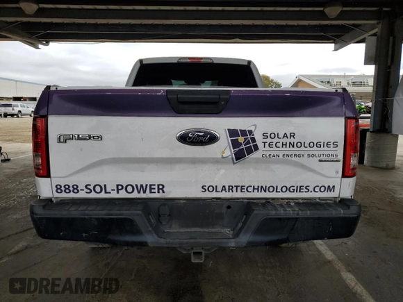 2015 Ford F-150 XL with VIN 1FTEX1C81FKD82013, listed as a Copart auction lot 62599595 with 165,528 mi miles and Clean title. Bid and sale history available at DreamBid. Image 6.