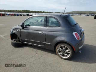 2017 FIAT 500 Lounge z VIN 3C3CFFCR9HT671517, wystawiony jako Copart lot #53749195 z przebiegiem Nie podano mil oraz Szkoda całkowita • Salvage title. Historia ofert i sprzedaży dostępna na DreamBid. Obrazek 2.