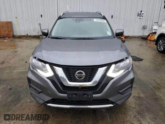 2020 Nissan Rogue S with VIN JN8AT2MV9LW144682, listed as a Copart auction lot 51470355 with 38,956 mi miles and Salvage Title. Bid and sale history available at carsss.com. Image 5.