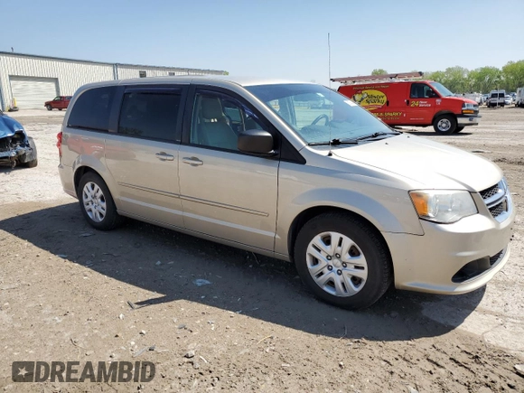2014 Dodge Grand Caravan SE 30th Anniversary with VIN 2C4RDGBGXER239406, listed as a Copart auction lot 53974845 with 162,823 mi miles and Salvage Title. Bid and sale history available at DreamBid. Image 4.
