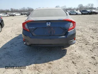 2017 Honda Civic Sedan LX with VIN 19XFC2F59HE000663, listed as a Copart auction lot 48856145 with 0 mi miles and Salvage Title. Bid and sale history available at carsss.com. Image 6.