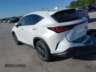 2025 Lexus NX with VIN JTJGDCAZ6S2016077, listed as a IAAI auction lot 41812436 with 6,510 mi miles. Bid and sale history available at carsss.com. Image 3.