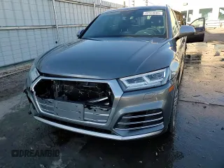 2018 Audi SQ5 Premium Plus with VIN WA1A4AFY1J2150081, listed as a Copart auction lot 42928885 with 54,757 mi miles and Salvage Title. Bid and sale history available at DreamBid. Image 14.