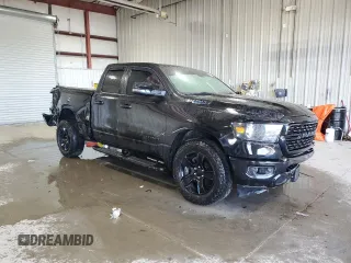 2023 Ram 1500 Big Horn with VIN 1C6RRFBG9PN596708, listed as a Copart auction lot 46870915 with 37,588 mi miles and Salvage Title. Bid and sale history available at carsss.com. Image 4.