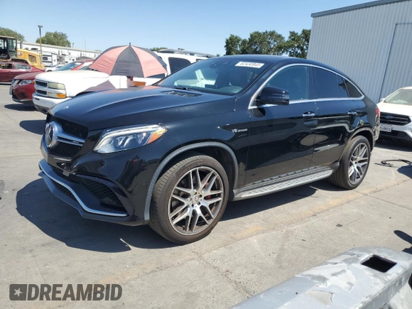 2016 Mercedes-Benz GLE 63 S AMG with VIN 4JGED7FB6GA024329, listed as a Copart auction lot 62430945 with 85,135 mi miles and Clean title. Bid and sale history available at DreamBid. Image 1.