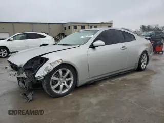 2005 Infiniti G35 Coupe with VIN JNKCV54E15M424271, listed as a Copart auction lot 44617305 with 175,288 mi miles and Salvage Title. Bid and sale history available at carsss.com. Image 1.