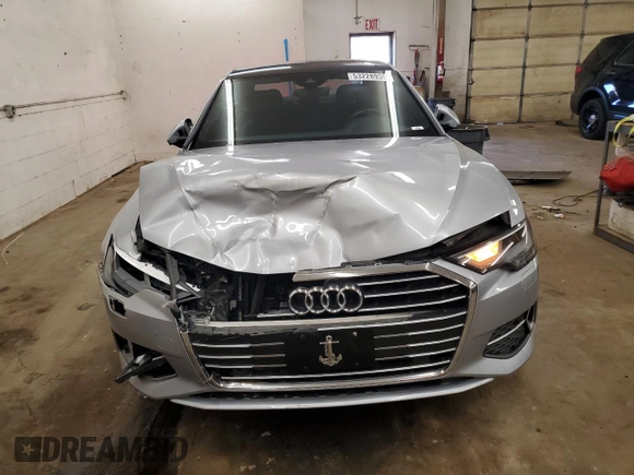2019 Audi A6 Premium with VIN WAUD8AF29KN128023, listed as a Copart auction lot 53228935 with 53,577 mi miles and Salvage title. Bid and sale history available at DreamBid. Image 5.