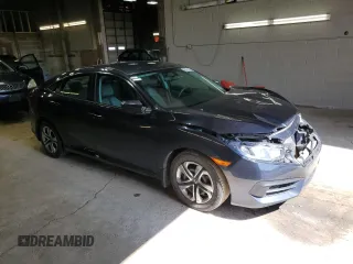 2017 Honda Civic Sedan LX with VIN 2HGFC2F5XHH511224, listed as a Copart auction lot 50261825 with 43,907 mi miles and Salvage Title. Bid and sale history available at carsss.com. Image 4.