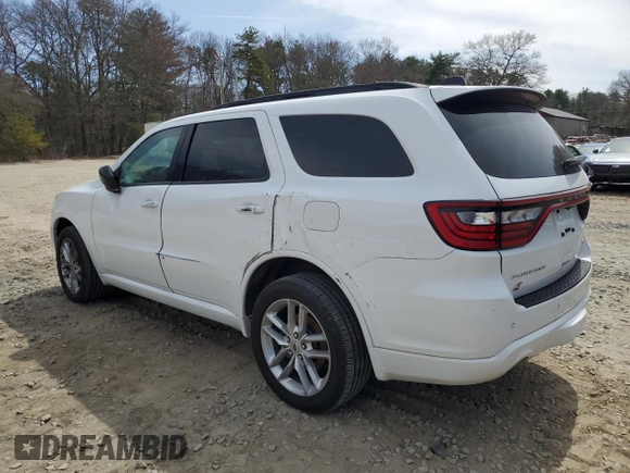 2024 Dodge Durango GT with VIN 1C4RDJDG2RC157212, listed as a Copart auction lot 53964725 with 30,063 mi miles and Salvage Title. Bid and sale history available at DreamBid. Image 2.