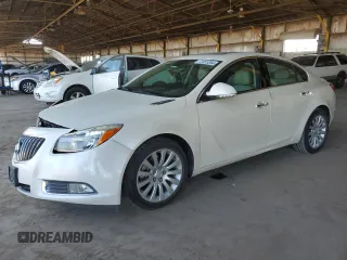 2013 Buick Regal Turbo Premium 1 with VIN 2G4GS5EVXD9152675, listed as a Copart auction lot 72451264 with 81,506 mi miles and Salvage Title. Bid and sale history available at carsss.com. Image 1.