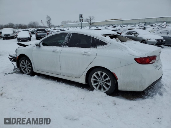 2016 Chrysler 200 C with VIN 1C3CCCCB2GN146582, listed as a Copart auction lot 88110485 with 95,740 mi miles and Clean Title. Bid and sale history available at carsss.com. Image 2.