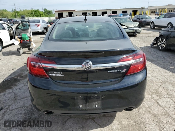 2014 Buick Regal Premium I with VIN 2G4GP5EX7E9201996, listed as a Copart auction lot 57182055 with 102,474 mi miles and Salvage title. Bid and sale history available at DreamBid. Image 6.