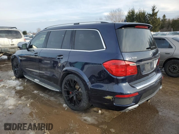 2013 Mercedes-Benz GL-Class GL 550 with VIN 4JGDF7DE5DA108219, listed as a Copart auction lot 46303845 with 0 mi miles and Salvage Title. Bid and sale history available at carsss.com. Image 2.