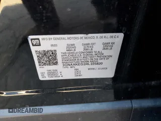 2024 Chevrolet Equinox LT with VIN 3GNAXKEG1RL105820, listed as a Copart auction lot 82586604 with 54,126 mi miles and Salvage Title. Bid and sale history available at DreamBid. Image 13.