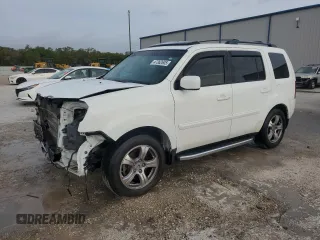 2012 Honda Pilot EX-L with VIN 5FNYF3H53CB033826, listed as a Copart auction lot 47362605 with 111,710 mi miles and Salvage Title. Bid and sale history available at DreamBid. Image 1.