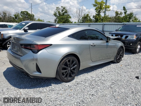 2020 Lexus RC 300 F Sport z VIN JTHGA5BC7L5010580, wystawiony jako Copart lot #55801565 z przebiegiem 1160 mil mil oraz Nie do naprawy. Historia ofert i sprzedaży dostępna na DreamBid. Obrazek 3.