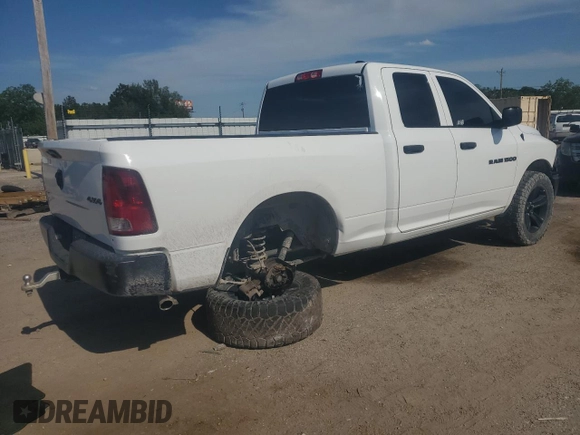 2012 Ram 1500 ST с VIN 1C6RD7FP5CS299610, выставлен на аукционе Copart как лот 58062745 с пробегом 230 945 миль миль и Списание • Salvage title. История ставок и продаж доступна на DreamBid. Изображение 3.