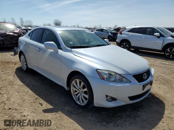 2006 Lexus IS 250 z VIN JTHCK262665007122, wystawiony jako Copart lot #53168355 z przebiegiem 177 680 mil mil oraz Szkoda całkowita • Salvage title. Historia ofert i sprzedaży dostępna na DreamBid. Obrazek 4.