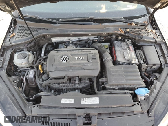 2016 Volkswagen Golf SportWagen TSI S with VIN 3VWC17AU1GM520068, listed as a Copart auction lot 75169214 with 103,329 mi miles and Salvage Title. Bid and sale history available at carsss.com. Image 12.