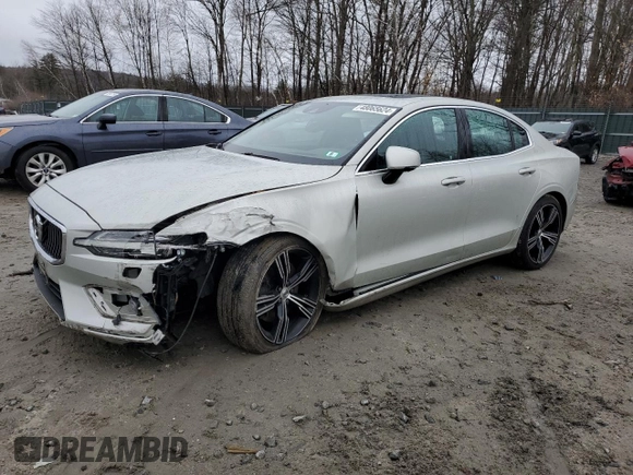 2019 Volvo S60 Inscription with VIN 7JRA22TL5KG002550, listed as a Copart auction lot 48065624 with 66,981 mi miles. Bid and sale history available at carsss.com. Image 1.
