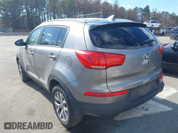 2015 Kia Sportage LX with VIN KNDPBCAC9F7671332, listed as a IAAI auction lot 41595834 with 146,535 mi miles and . Bid and sale history available at carsss.com. Image 3.