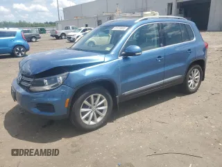 2017 Volkswagen Tiguan Wolfsburg Edition with VIN WVGSV7AX2HW510420, listed as a Copart auction lot 61870865 with 133,156 mi miles and Clean title. Bid and sale history available at DreamBid. Image 1.