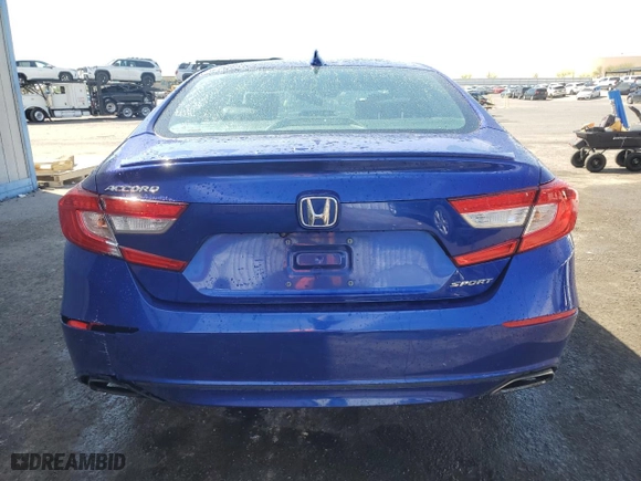 2018 Honda Accord Sedan Sport 1.5T with VIN 1HGCV1F39JA127235, listed as a Copart auction lot 52218285 with 129,019 mi miles and Clean Title. Bid and sale history available at carsss.com. Image 6.