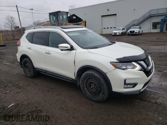 2017 Nissan Rogue S with VIN 5N1AT2MV1HC851274, listed as a Copart auction lot 52857885 with 81,223 mi miles and Salvage Title. Bid and sale history available at carsss.com. Image 4.