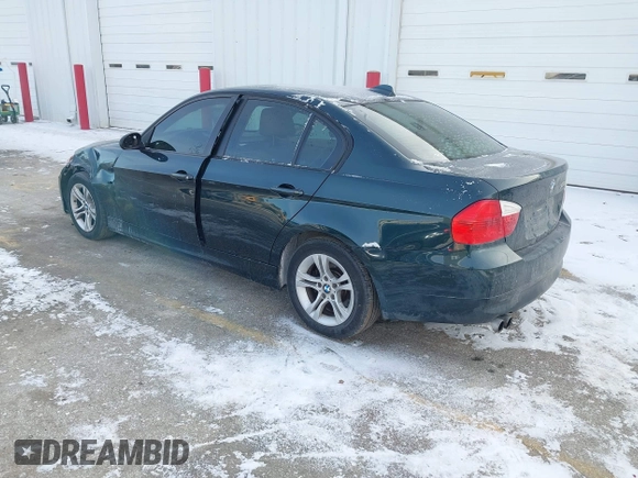 2008 BMW 3 Series 328xi with VIN WBAVC93588K042972, listed as a IAAI auction lot 41419822 with 134,843 mi miles. Bid and sale history available at carsss.com. Image 3.