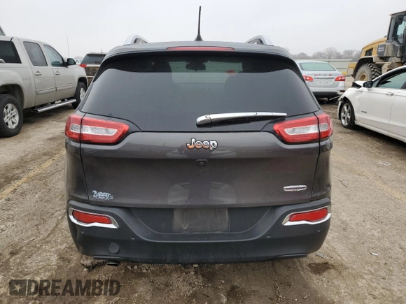 2018 Jeep Cherokee Latitude Plus with VIN 1C4PJLLB7JD584059, listed as a Copart auction lot 43655725 with 30,318 mi miles and Salvage Title. Bid and sale history available at DreamBid. Image 6.