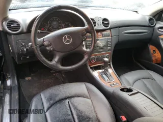 2007 Mercedes-Benz CLK-Class 3.5L with VIN WDBTK56F97T074525, listed as a Copart auction lot 74511594 with 125,279 mi miles and Salvage Title. Bid and sale history available at carsss.com. Image 8.