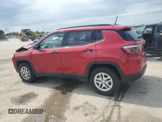 2018 Jeep Compass Sport с VIN 3C4NJCAB5JT214989, выставлен на аукционе Copart как лот 56196655 с пробегом 95 963 миль миль и Списание • Salvage title. История ставок и продаж доступна на DreamBid. Изображение 2.