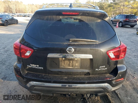 2020 Nissan Pathfinder Platinum with VIN 5N1DR2DM5LC610958, listed as a Copart auction lot 88082685 with 109,633 mi miles and Salvage Title. Bid and sale history available at carsss.com. Image 6.