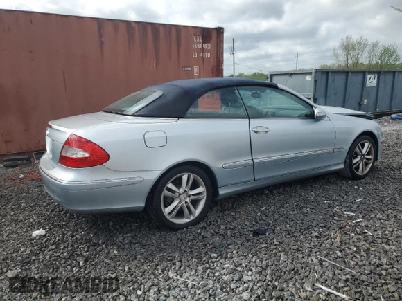 2006 Mercedes-Benz CLK 350 with VIN WDBTK56G66T060332, listed as a Copart auction lot 50425345 with 158,647 mi miles and Salvage title. Bid and sale history available at DreamBid. Image 3.