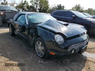 2002 Ford Thunderbird Hardtop Premium z VIN 1FAHP60A22Y107619, wystawiony jako Copart lot #55755765 z przebiegiem 32 306 mil mil oraz Nie do naprawy • Non repairable. Historia ofert i sprzedaży dostępna na DreamBid. Obrazek 4.