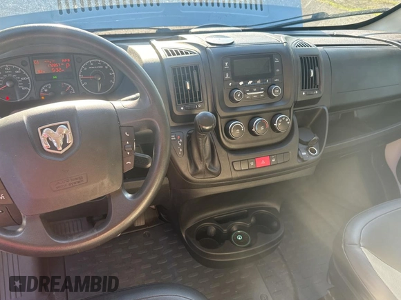2017 Ram ProMaster Cargo with VIN 3C6TRVAG0HE502979, listed as a Copart auction lot 53193755 with 172,857 mi miles and Clean Title. Bid and sale history available at carsss.com. Image 9.
