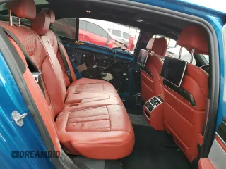 2019 BMW 7 Series 750i z VIN WBA7F0C51KGM25707, wystawiony jako Copart lot #61950495 z przebiegiem 56 768 mil mil oraz Nie do naprawy • Non repairable. Historia ofert i sprzedaży dostępna na DreamBid. Obrazek 10.