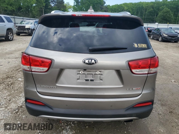 2017 Kia Sorento EX with VIN 5XYPH4A12HG291225, listed as a Copart auction lot 56944805 with 103,702 mi miles and Salvage title. Bid and sale history available at DreamBid. Image 6.