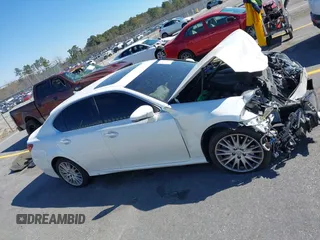 2013 Lexus GS with VIN JTHCE1BLXD5018542, listed as a IAAI auction lot 41835538 with 150,472 mi miles. Bid and sale history available at carsss.com. Image 13.
